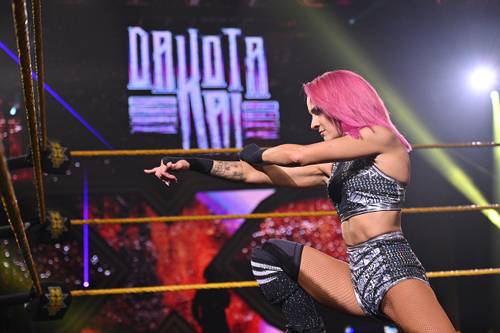 Dakota Kai en una aparición reciente en NXT