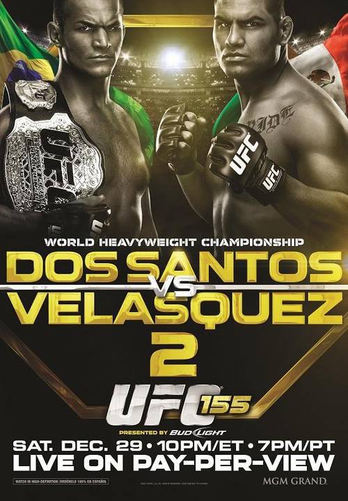 UFC 155 - Poster/ Cortesía UFC.com