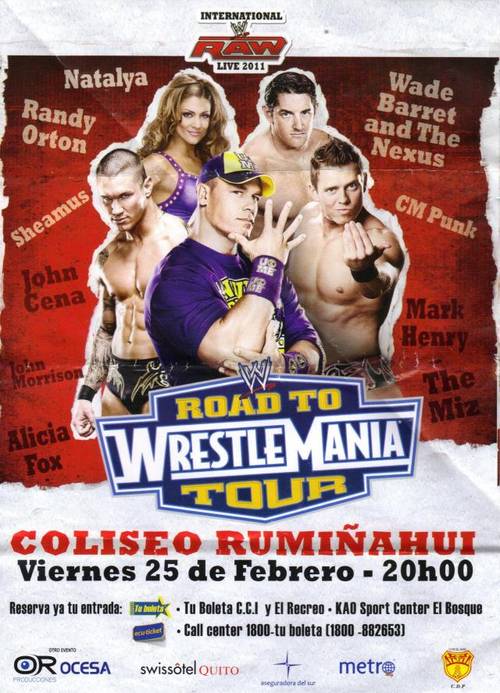 WWE Road to WrestleMania Tour - Coliseo General Rumiñahui - Quito, Ecuador
