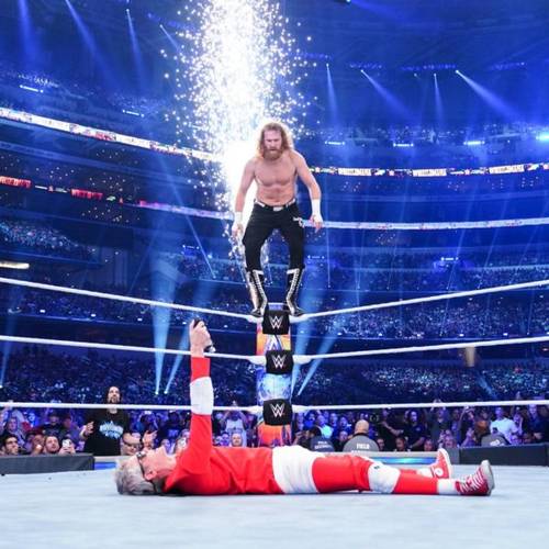 Sami Zayn vs. Johnny Knoxville en WrestleMania 38