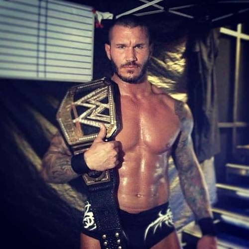 Randy Orton nuevo WWE Champion en Summerslam 2013 // Instagram WWE