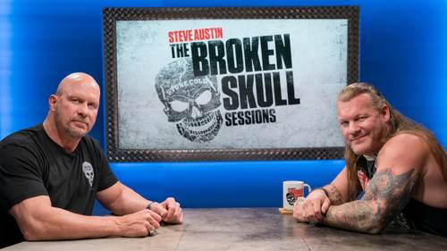Chris Jericho y Steve Austin en The Broken Skull Sessions