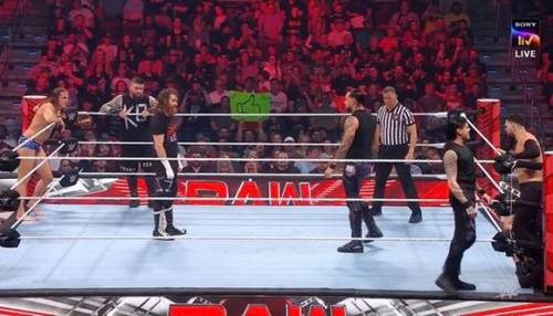 The Judgment Day vs Sami Zayn Kevin Owens y Matt Riddle en WWE RAW 17 de abril 2023