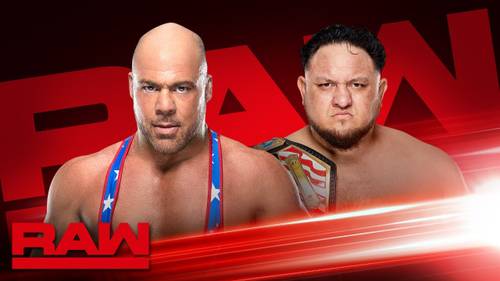 Kurt Angle vs. Samoa Joe / WWE Monday Night Raw (25/03/2019) - WWE