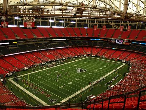 Georgia Dome, sede de los Atlanta Falcons de la NFL / www.gadome.com