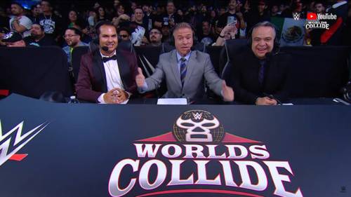 Roberto Figueroa, Marcelo Rodríguez y José Manuel Guillén como comentaristas de AAA en NXTxAAA Worlds Collide 2025