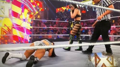 Blair Davenport vs Roxanne Perez en WWE NXT 4 de julio 2023