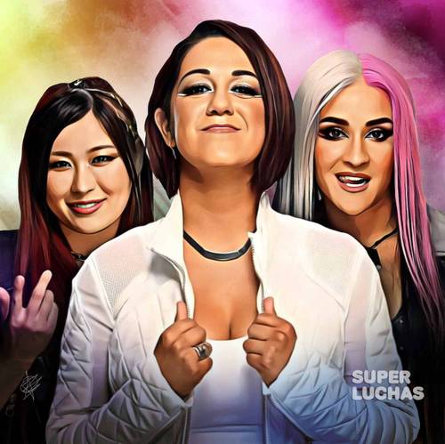 Iyo Sky, Bayley y Dakota Kai