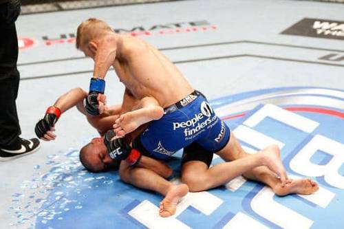 T.J. Dillashaw domina a Renan Barao / Facebook UFC