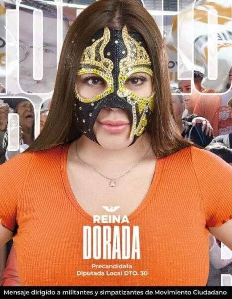 Reina Dorada buscará la candidatura por Movimiento Ciudadano.