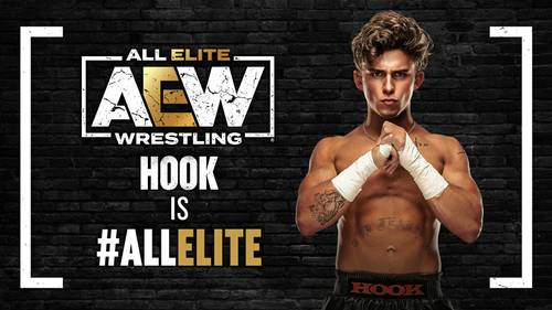 Hook, estrella emergente de All Elite Wrestling