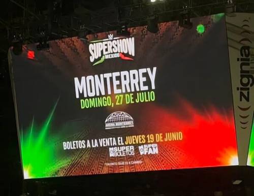 WWE SuperShow México, el domingo 27 de julio de 2025 desde la Arena Monterrey en Monterrey, Nuevo León, México