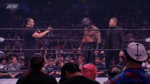 Matt Hardy, Luchasaurus y Christian Cage, AEW Dynamite 06-07-2022