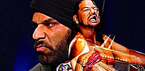 Jinder Mahal Shinsuke Nakamura