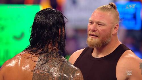 Brock Lesnar y Roman Reigns - WWE SummerSlam 2021