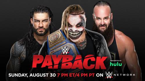 The Fiend Bray Wyatt vs. Roman Reigns vs. Braun Strowman en WWE Payback 2020 (30/08/2020) / WWE