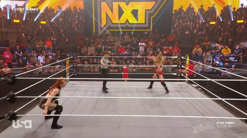 Isla Dawn vs Thea Hail en WWE NXT 6 de diciembre 2022