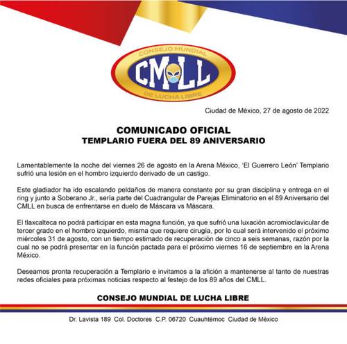 Templario CMLL