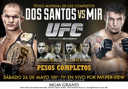 UFC 146: Dos Santos vs Mir / Cain Velasquez vs Big Foot