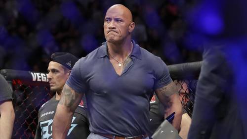 The Rock en el octogono de UFC