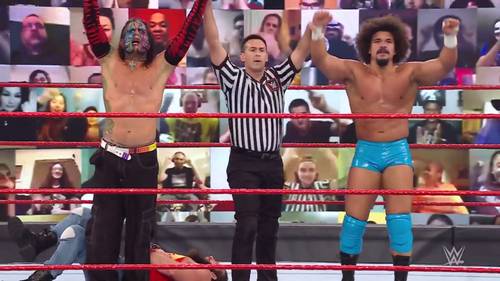 Jeff Hardy y Carlito en WWE Raw (01/02/2021) / WWE
