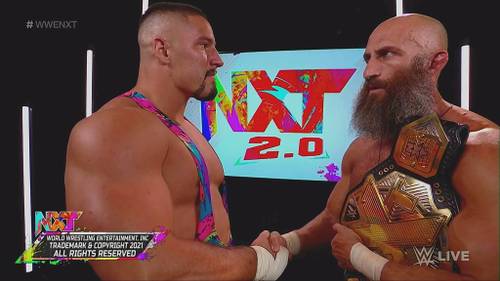 Bron Breakker y Tommaso Ciampa - WWE NXT 14 de septiembre 2021