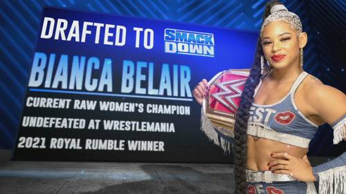 Bianca Belair a SmackDown WWE Draft 2023
