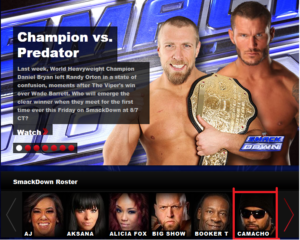 El perfil de Camacho ya esta en WWE.COM