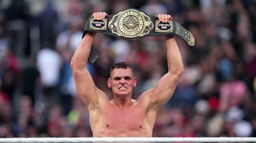 Gunther el Campeón Intercontinental WWE