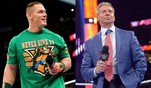 John Cena y Vince McMahon / WWE