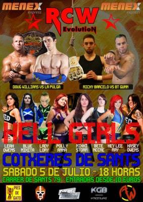Poster RCW &quote;Hell Girls&quote;