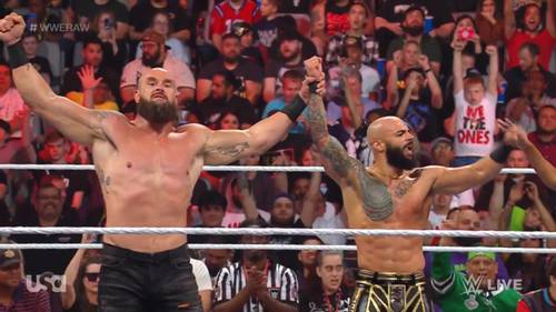 Braun Strowman y Ricochet en WWE RAW 1 de mayo 2023