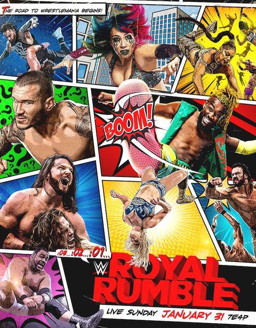 Póster oficial de Royal Rumble 2021 / WWE