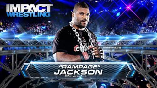 Quinton &quote;Rampage&quote; Jackson en TNA // Imagen cortesia de ImpactWrestling.com para Superluchas