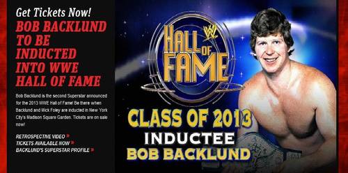 Bob Backlund exaltado al WWE Hall Of Fame 2013 / wwe.com