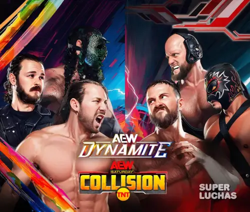 Cobertura y resultados AEW Dynamite + AEW Collision 15 de octubre 2025 | Kenny Omega y Jurassic Express vs. Don Callis Family
