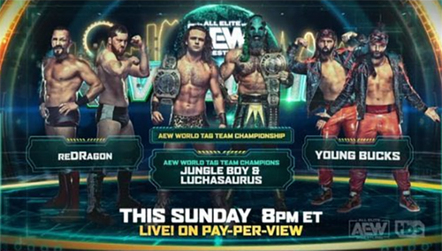 Jurassic Express vs. ReDRagon vs. Young Bucks - AEW Revolution 2022
