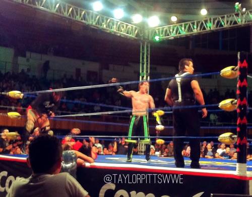 Chessman y Jack Evans en AAA Juan de la Barrera 21-02-2014