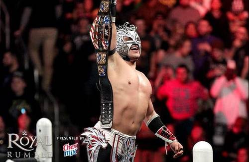 Kalisto, por segunda ocasión como WWE United States Champion (WWE Royal Rumble 2016) / WWE.com
