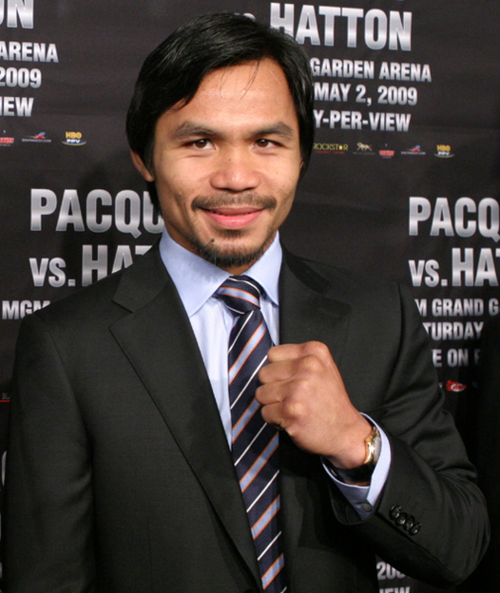 Manny Pacquiao (Mayo 2009) / Photo by Bret Newton - Wikipedia.org