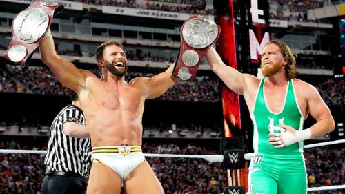 Zack Ryder y Curt Hawkins en WrestleMania 35 - WWE