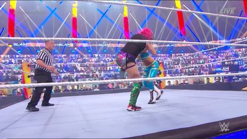 Asuka vs. Bayley en WWE SummerSlam 2020 (23/08/2020) / WWE