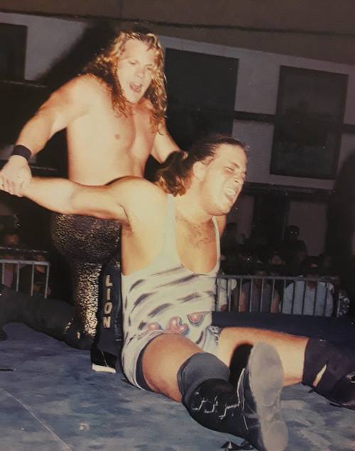 Chris Jericho vs Rob Van Dam el 21 de junio de1996 en Plymouth Meeting Pennsylvania