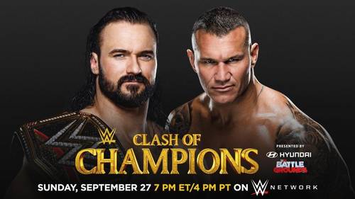 Drew McIntyre vs. Randy Orton en Clash of Champions 2020 - WWE