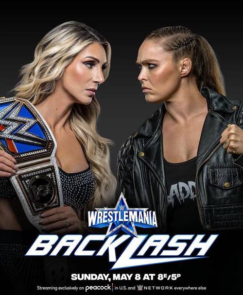 Charlotte Flair vs. Ronda Rousey por el Campeonato Femenil SmackDown en WrestleMania Backlash