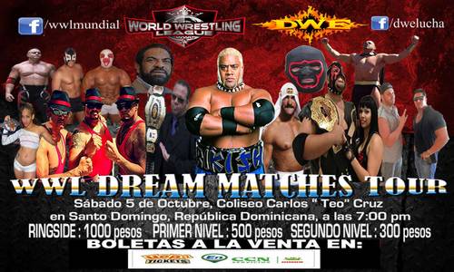WWL Dream Matches Tour en República Dominicana (Coliseo Carlos &quote;Teo&quote; Cruz - 5/10/13)