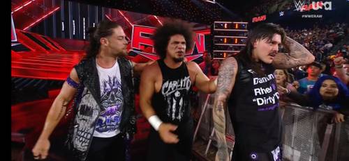 JD McDonagh, Carlito y Dominik Mysterio en Raw (17.06.2024) - WWE