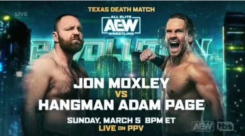 Jon Moxley vs Hangman Page AEW Revolution 2023