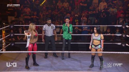 Mandy Rose vs Roxanne Perez en WWE NXT 13 de diciembre 2022