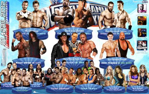 Wallpaper: Cartel del PPV WWE WrestleMania 28 / By: asasj23 - LuchasAcess.wordpress.com